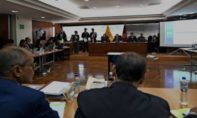 El vicepresidente sin funciones, Jorge Glas, enfrenta un juicio penal en la Corte Nacional de Justicia. La Fiscalía lo vincula a la trama de Odebrecht. El miércoles se emitirá el dictamen. Foto: El Universo