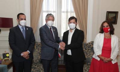 Lasso se reunió con Boric, Castillo y Abinader / Foto: cortesía de la Secretaría General de Comunicación de la Presidencia