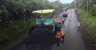 La principal obra es en la carretera E45, que une a Napo y Orellana / Foto: cortesía MIT