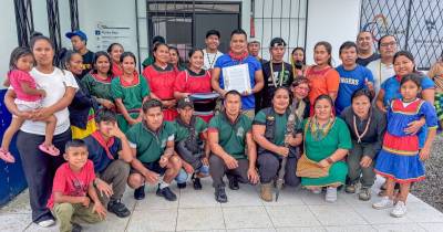 También solicitaron que se establezcan medidas de protección a favor de los niños y niñas / Foto: cortesía Comunidad Sinangoe