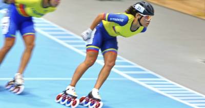 Gabriela Vargas se impuso en los 5.000 metros por puntos en pista / Foto: cortesía Ministerio de Deportes