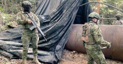 Las operaciones militares contra la minería ilegal se han intensificado en los últimos meses en Ecuador / Foto: cortesía Ejército 