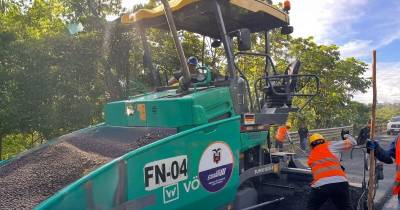 La vía está ubicada en las provincias de Napo y Orellana / Foto: cortesía MTOP