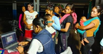 Las brigadas móviles del Registro Civil beneficiaron a familias shuar de Morona Santiago / Foto: cortesía Registro Civil