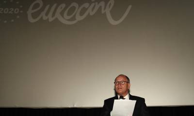 "El cine en el cine", es el lema del festival que presentará más de treinta películas de dieciséis países europeos, y cuya inauguración tuvo lugar hoy en una sala de proyecciones de Quito, Foto: EFE