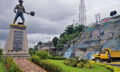 El monumento al palmicultor está a 100 km al suroeste de Esmeraldas, en Quinindé. Foto: Katherine Mendoza. Foto: El Universo