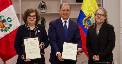 Los ministerios de Trabajo de Ecuador y Perú firmaron un convenio / Foto: cortesía Ministerio de Trabajo