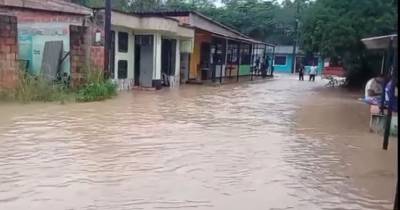 El agua cubrió más de un metro de altura en viviendas de comunidades como Puerto Vega / Foto: cortesía Mi Putumayo