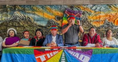 La Conaie organizó una asamblea extraordinaria en Riobamba / Foto: cortesía Conaie