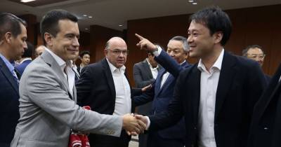El presidente Daniel Noboa inició su visita a Japón / Foto: cortesía Presidencia