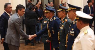 En el acto se realizó en la sede de Gobierno en La Paz / Foto: EFE