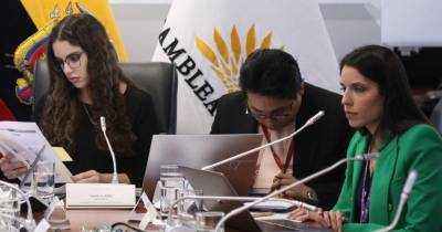 La viceministra de Ambiente, Daniela Limongi, compareció a la Comisión de Biodiversidad / Foto: cortesía Asamblea Nacional