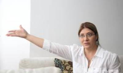 ENTREVISTA. Sarauz, durante su diálogo con La Hora. Foto: La Hora
