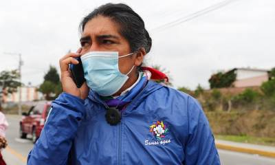 Yaku Pérez: "Nos robaron las elecciones" / Foto: EFE