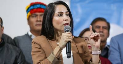 González, que perdió en la segunda vuelta de las últimas dos elecciones presidenciales frente al actual presidente Daniel Noboa/ Foto: cortesía EFE