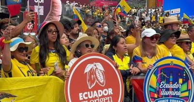 5 mil personas se congregaron en Times Square / Foto: cortesía Cancillería