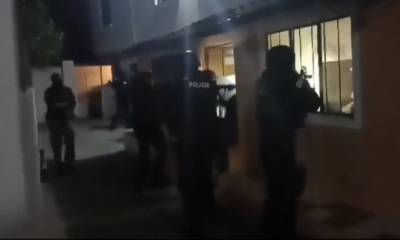 Se llevaron a cabo 19 allanamientos simultáneos en la provincia andina de Pichincha / Foto: cortesía Policía