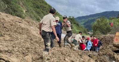 En Zamora Chinchipe se han registrado 565 afectados directos por las fuertes lluvias / Foto: cortesía Ministerio del Interior