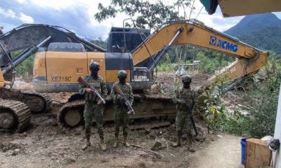 La operación fue desarrollada por las Fuerzas Armadas, a través del Ejército Ecuatoriano / Foto: cortesía Ejército Ecuatoriano