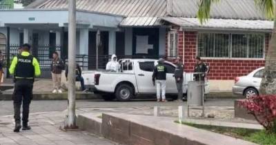 El robo ocurrió en el Cuartel Centro de la Policía Nacional en Puyo / Foto: cortesía Código Digital