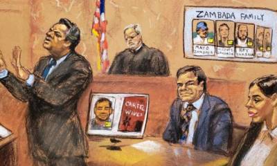 El juicio contra Joaquín ‘El Chapo’ Guzmán comenzó el 5 de noviembre del 2018, en la Corte de Nueva York (EE.UU). Foto: El Comercio