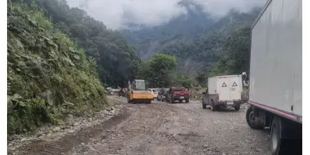 Apertura parcial y controlada en la vía E45 entre San Luis y El Reventador