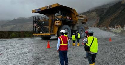Minería ecuatoriana creció 16,9 % en exportaciones en el segundo trimestre