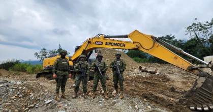 Zamora: 10 personas fueron detenidas por minería ilegal