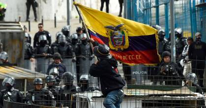 Asamblea de Ecuador rechaza presunto intento de desestabilización en medio de protestas