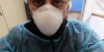 Un ecuatoriano lucha contra el Covid-19 en Italia