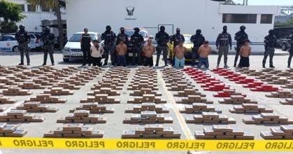 La Policía decomisó más de una tonelada de cocaína en Manabí