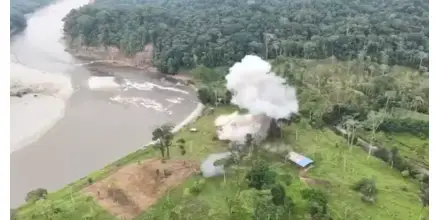 Operativo en Sucumbíos destruye campamento de narcotráfico con apoyo de EE. UU.