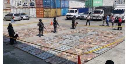 La Policía decomisó más de 1,7 toneladas de cocaína en Durán