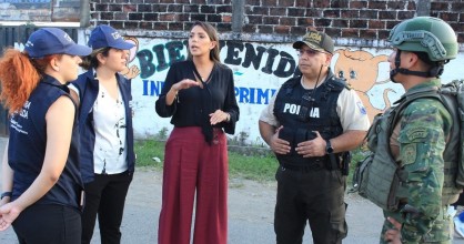 4 individuos dispararon contra la casa de la gobernadora de Los Ríos