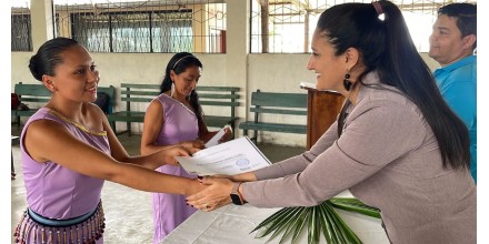 Mujeres kichwas se capacitan en Comunidad de Aprendizaje en Napo