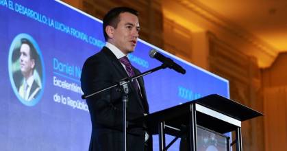 Noboa: “Ecuador ha dejado atrás la incertidumbre”