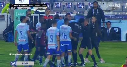 Héctor Chiriboga, de Macará, fue suspendido un año