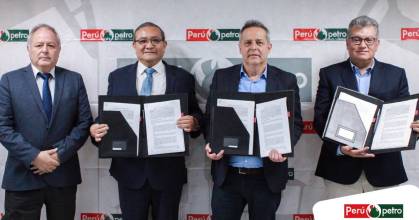 PerúPetro firmó 3 convenios con compañía colombiana