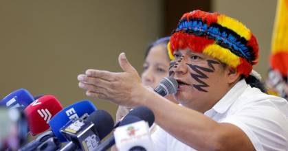 Marlon Vargas advirtió con tomarse Quito si Noboa no hace caso a demandas