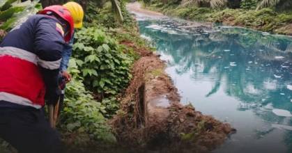 Perforación clandestina provocó derrame de diésel en Quinindé