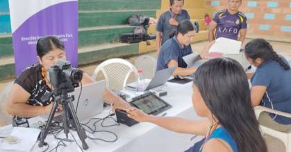 Brigada móvil del Registro Civil entregó 90 cédulas en Taisha