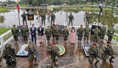 Un nuevo destacamento militar se inauguró en Sucumbíos
