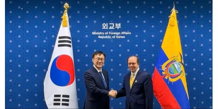 Ecuador y Corea del Sur analizan cooperación en energía y defensa