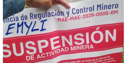 Ambiente reporta 230 intervenciones tras suspensión de actividades mineras en tres provincias