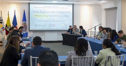 Ecuador afianza cooperación internacional para el combate a la minería ilegal