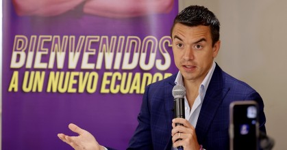 La campaña de la segunda vuelta entre González y Noboa arrancó