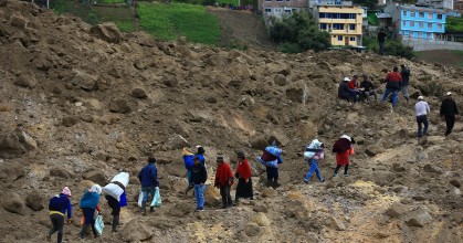 El número de fallecidos por alud en Alausí subió a 38 