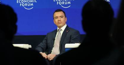 Noboa anunció tasa de 30 % a importaciones de Colombia por falta de cooperación antidrogas