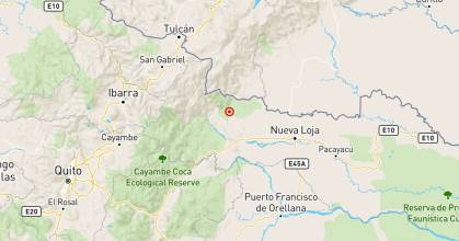 Sismo de magnitud 3,9 se registró en Sucumbíos