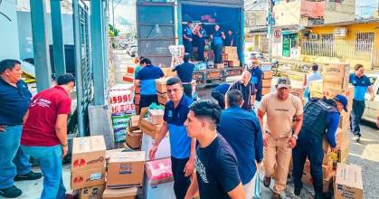 Municipio de Guayaquil envió 10 toneladas de ayuda humanitaria a Esmeraldas
